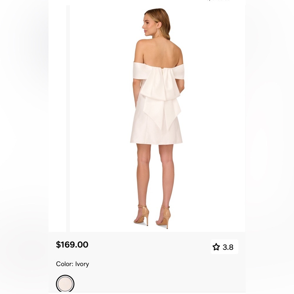 Adrianna Papell Bow-Back Dress